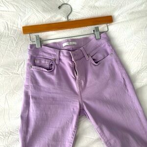 7 for All Mankind Violet Stretch Denim in Size 25